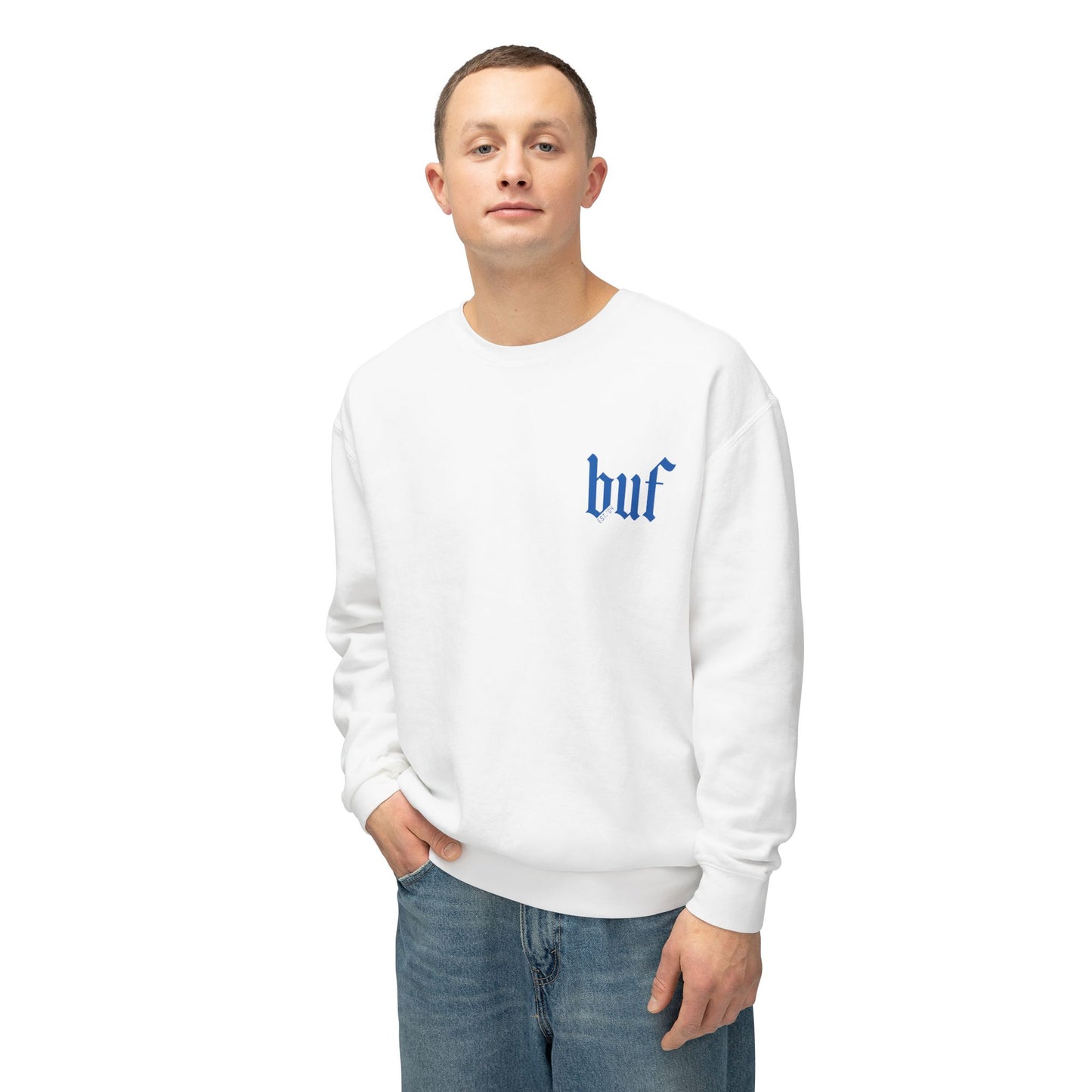 Buffalo Est. Crewneck | Blue