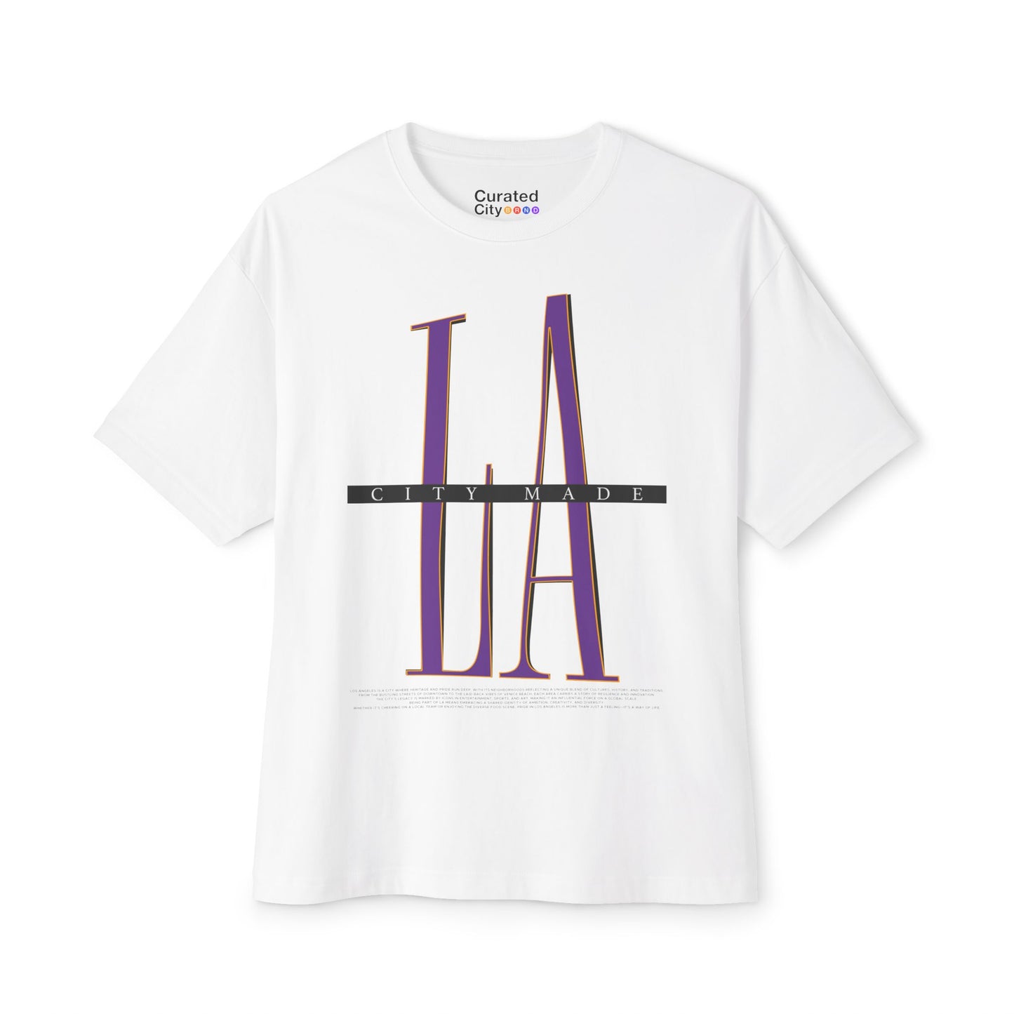 Los Angeles City-Made Tee | Purple
