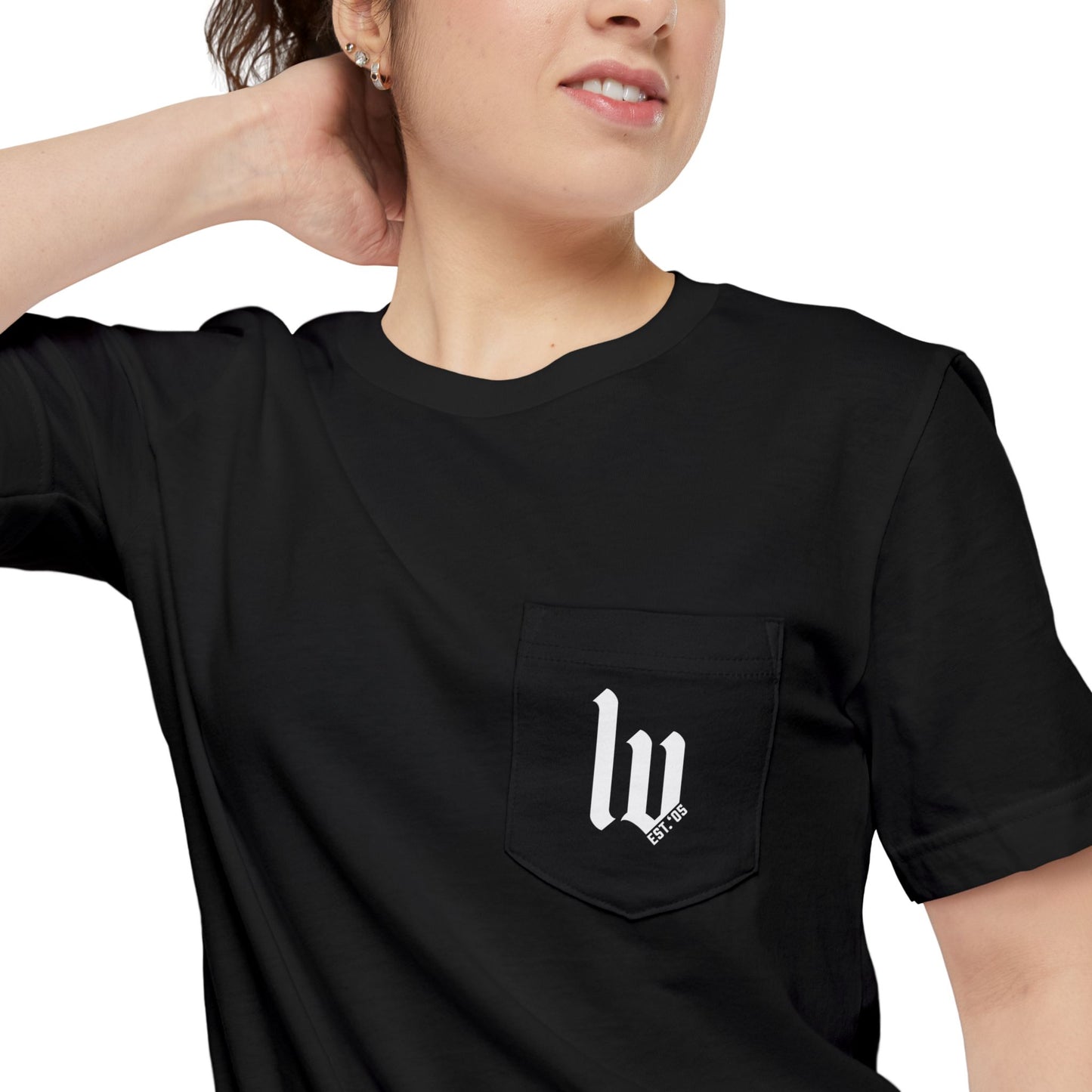 Las Vegas Est. Pocket Tee | Black & White