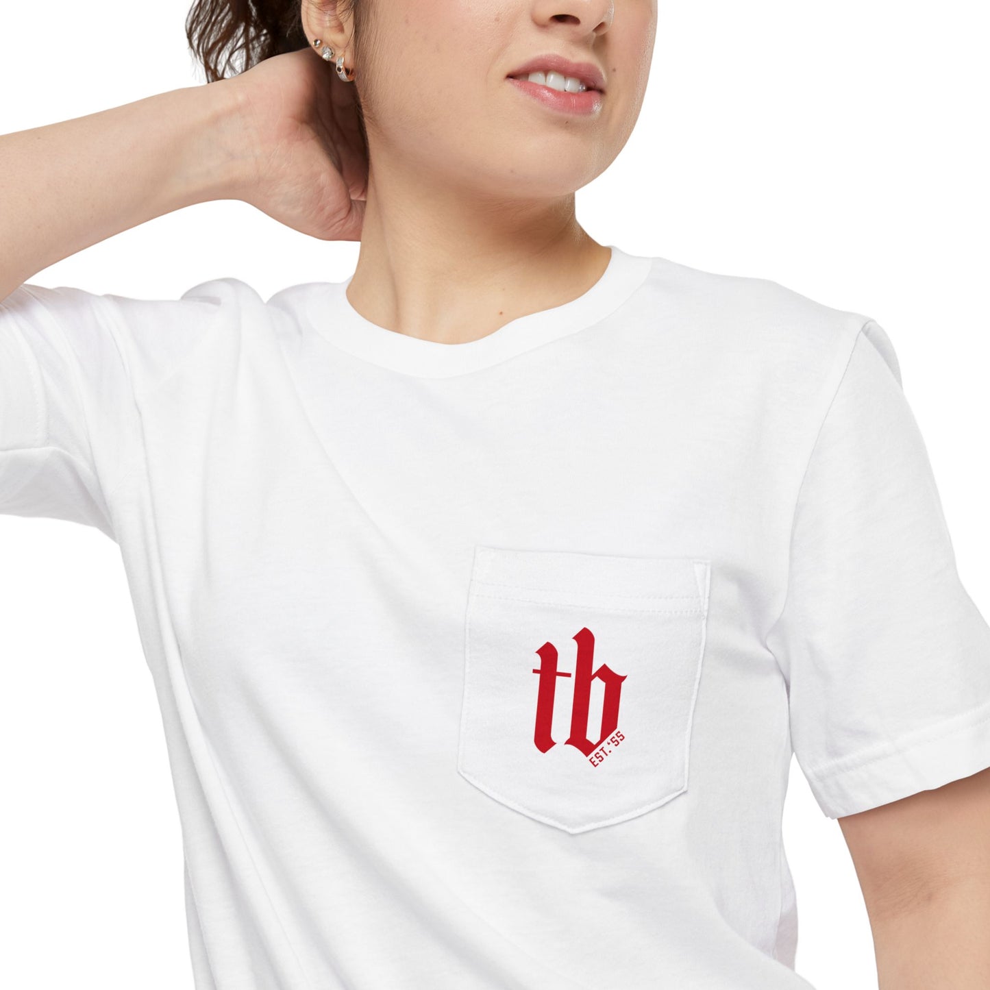Tampa Est. Pocket Tee | Red