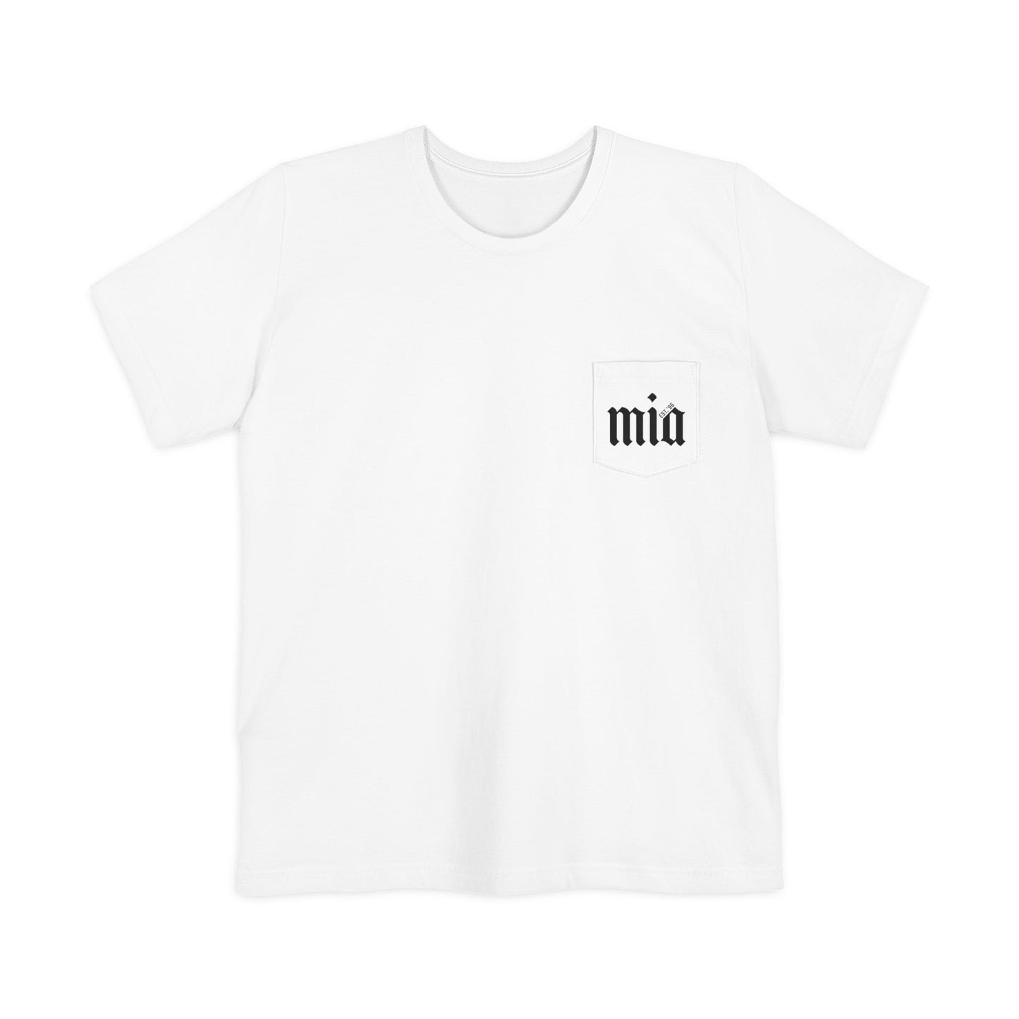 Miami Est. Pocket Tee | Black & White