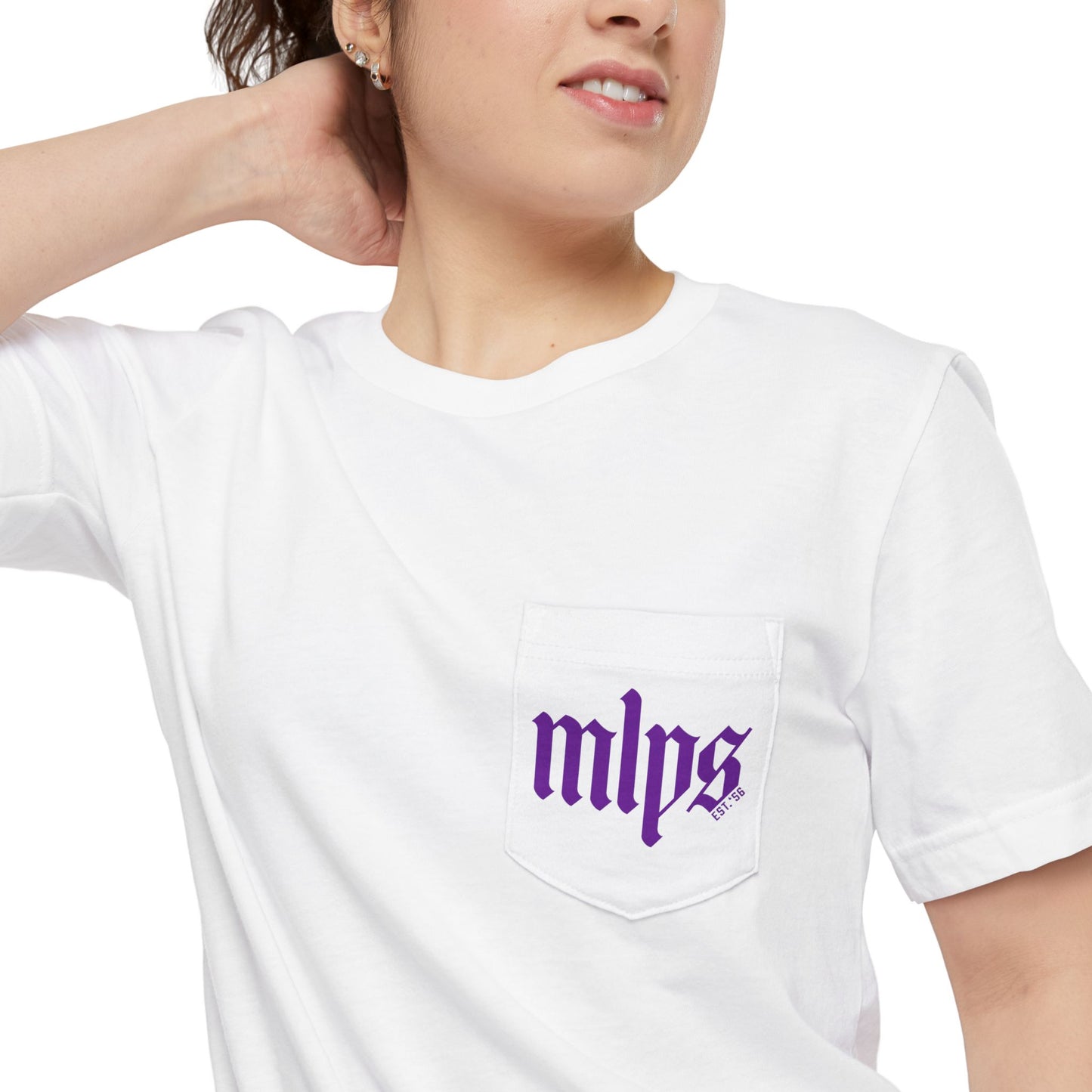 Minneapolis Est. Pocket Tee | Purple
