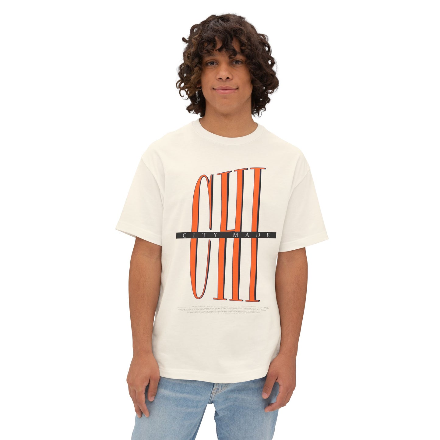 Chicago City-Made Tee | Orange