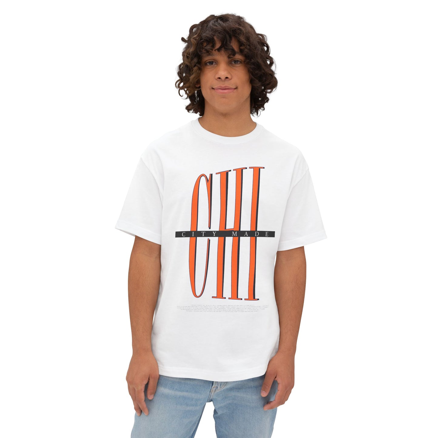 Chicago City-Made Tee | Orange