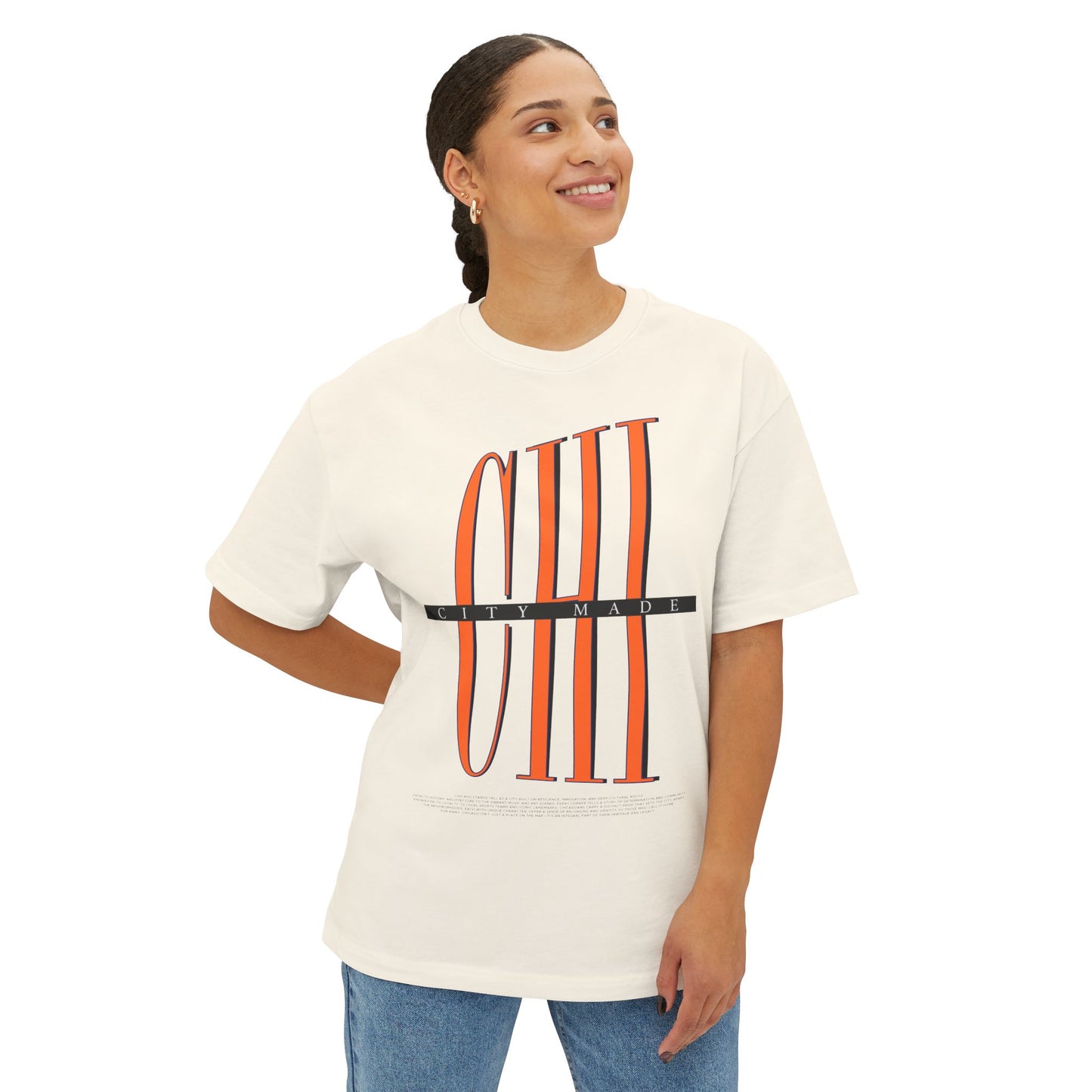 Chicago City-Made Tee | Orange