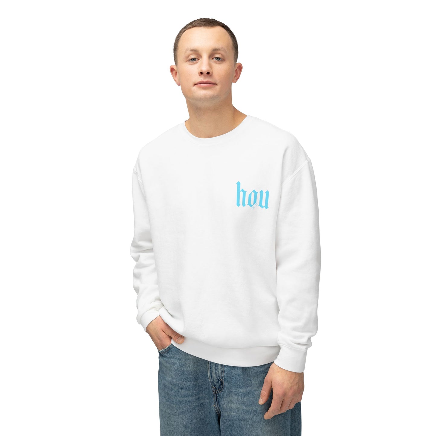 Houston Est. Crewneck | Blue