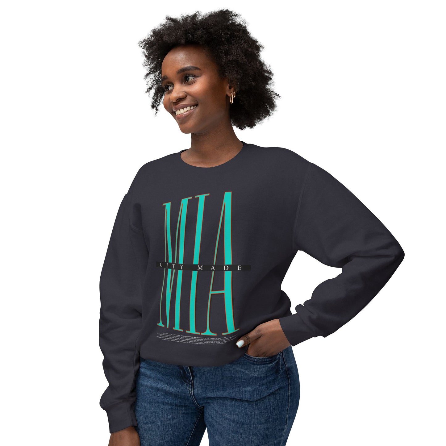 Miami City-Made Crewneck | Teal