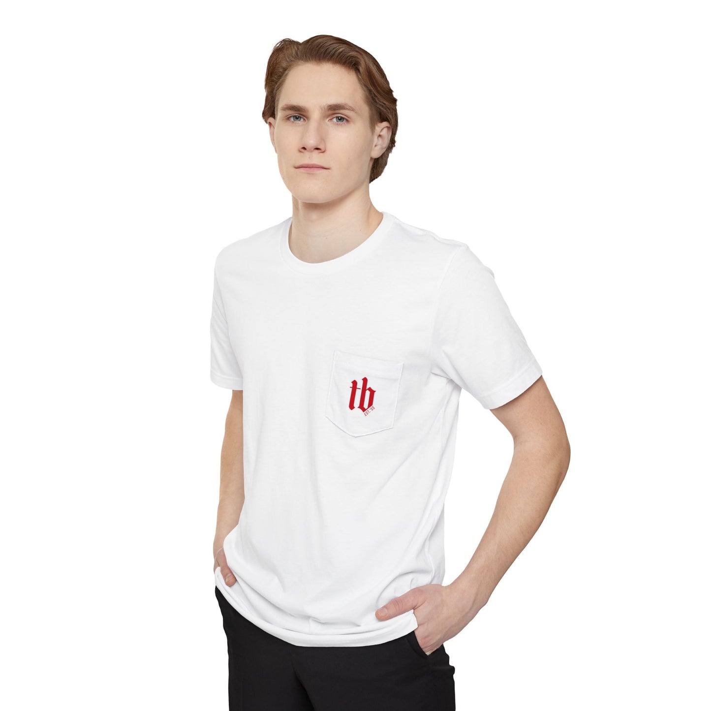 Tampa Est. Pocket Tee | Red