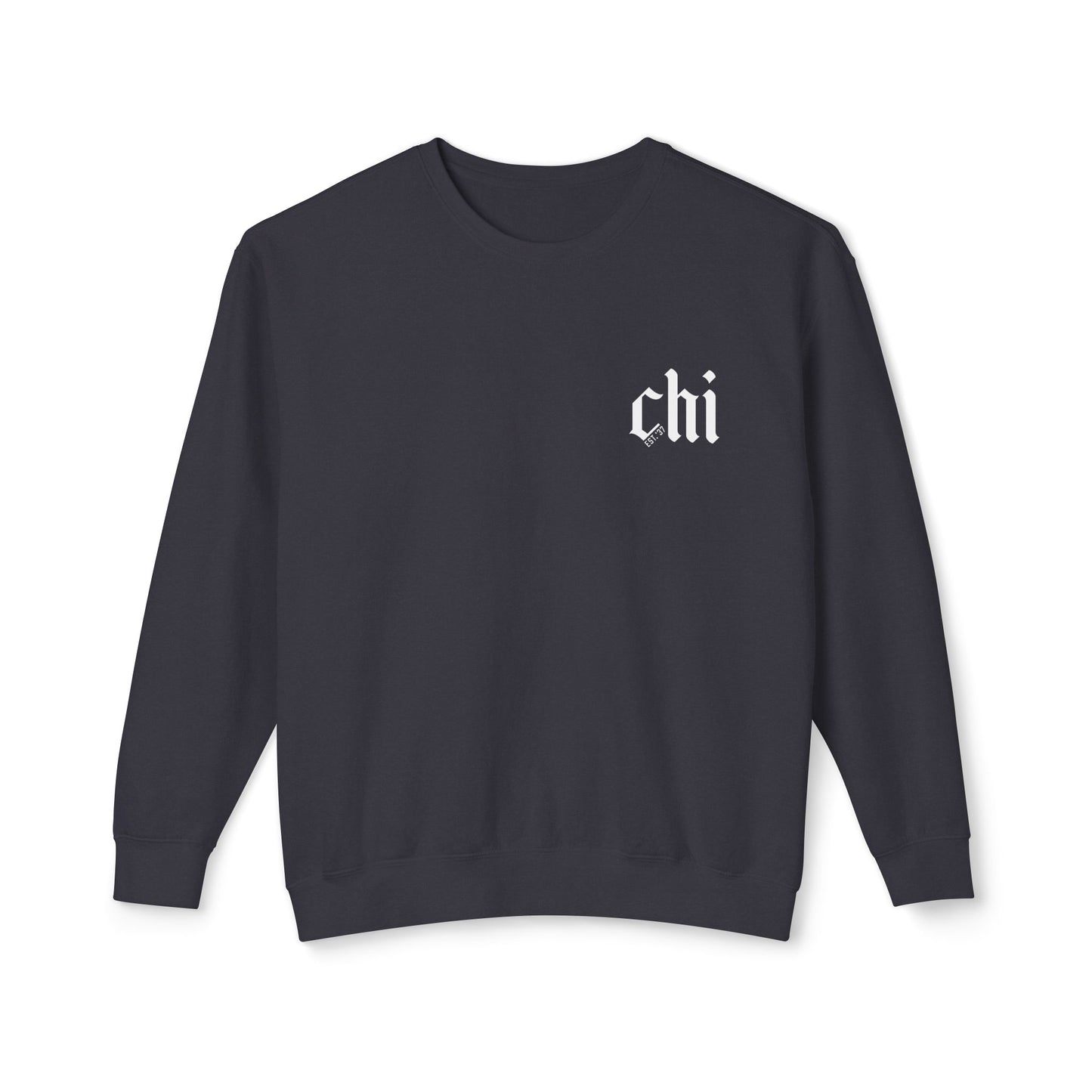 Chicago Est. Crewneck | Black & White
