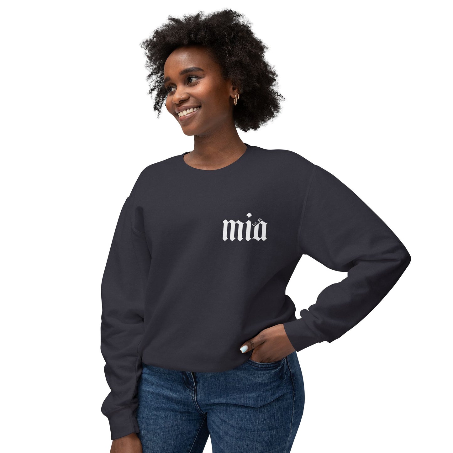 Miami Est. Crewneck | Black & White