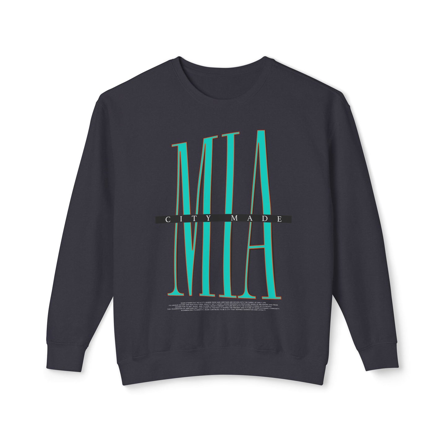 Miami City-Made Crewneck | Teal