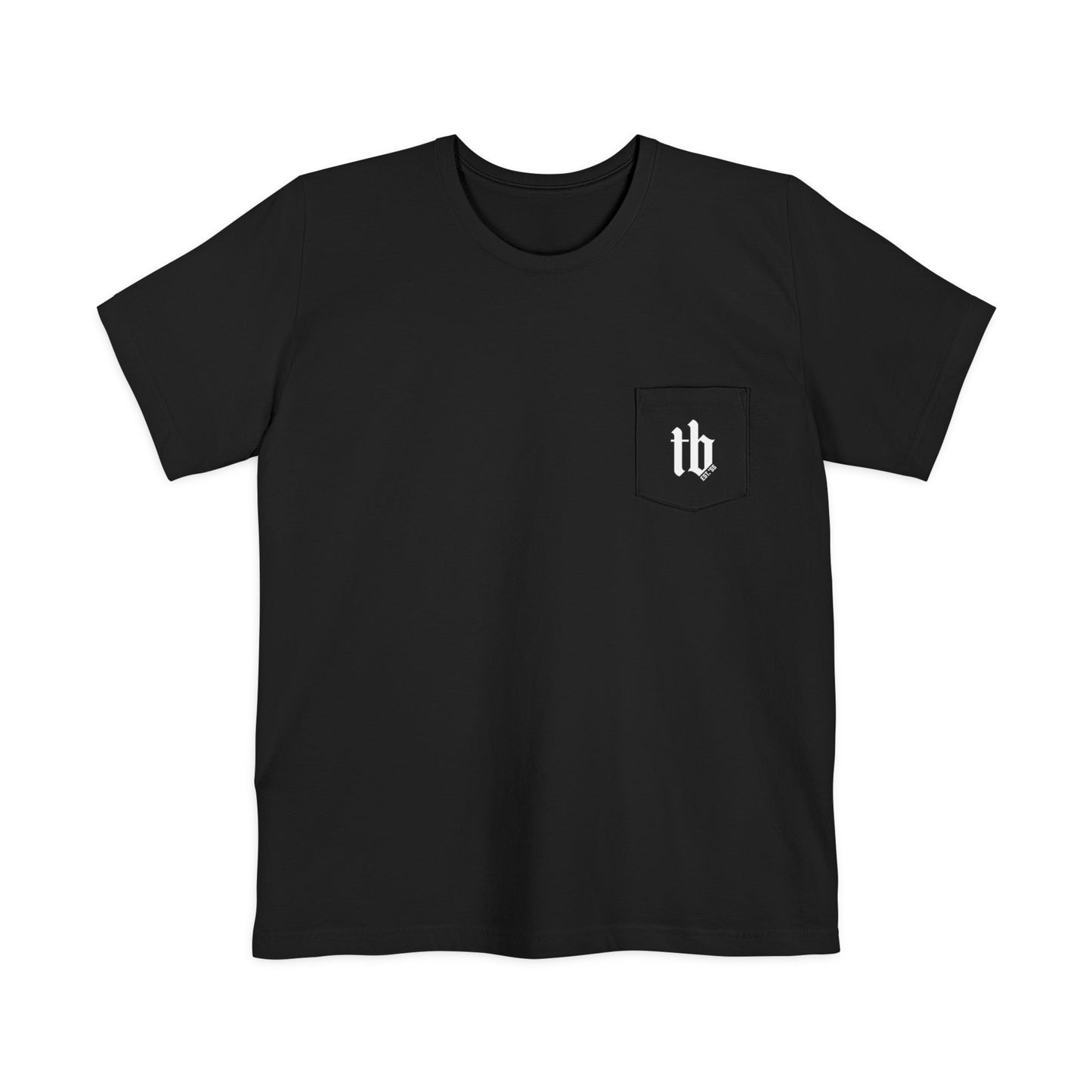 Tampa Est. Pocket Tee | Black & White
