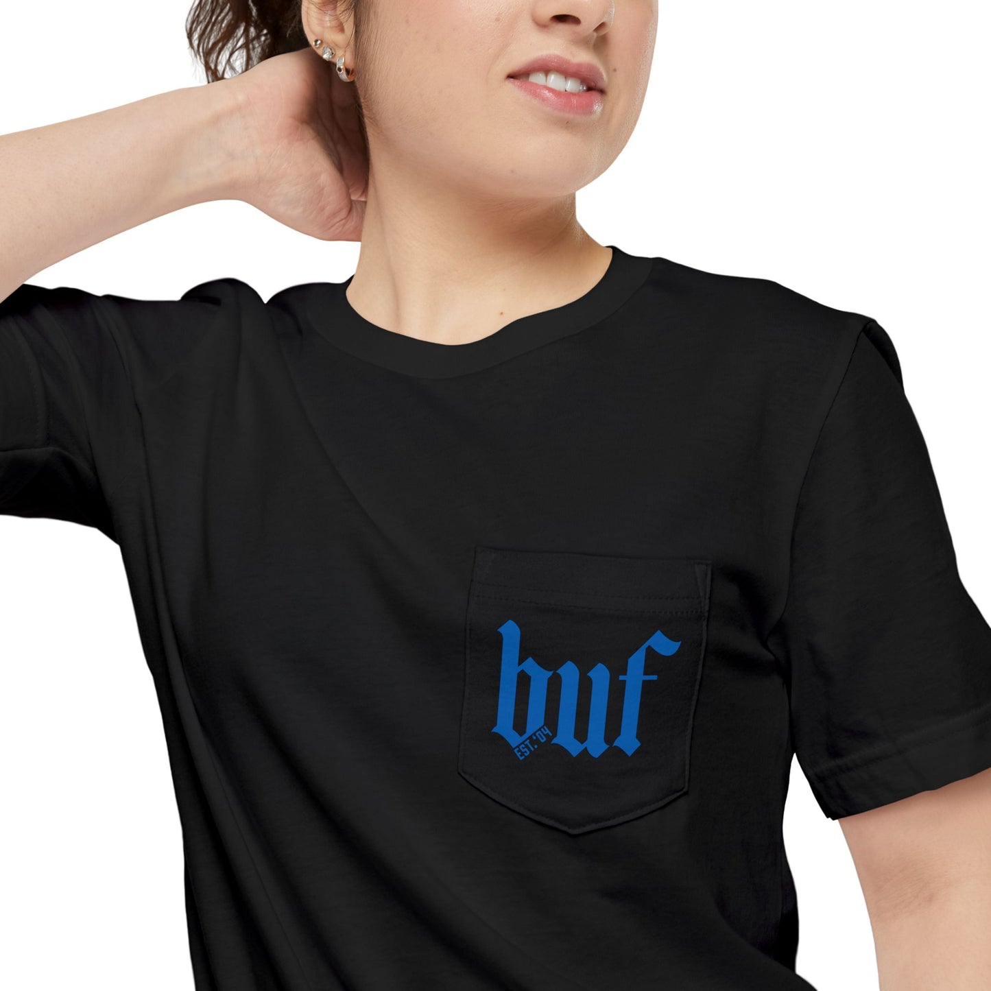 Buffalo Est. Pocket Tee | Blue