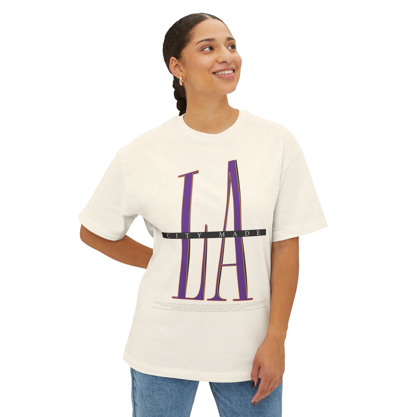 Los Angeles City-Made Tee | Purple