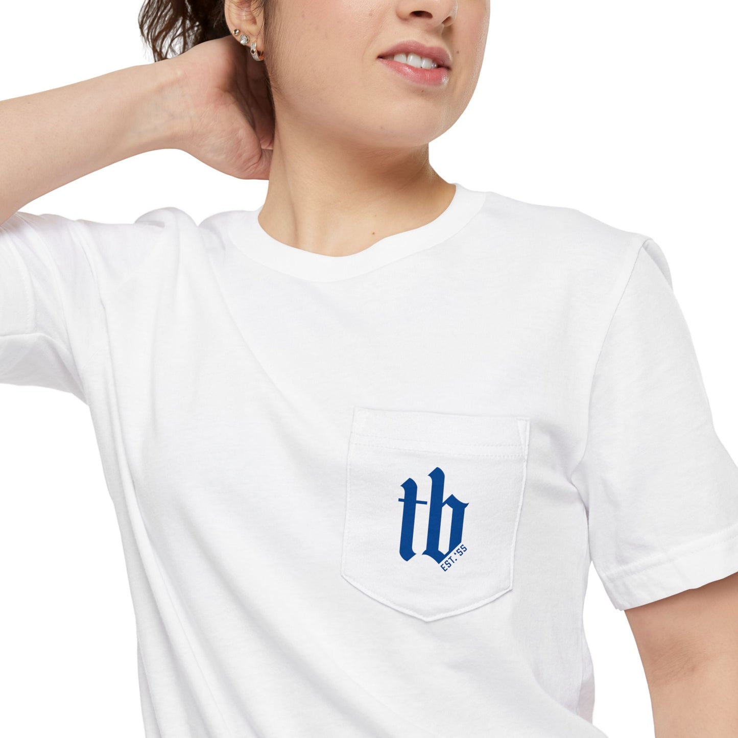 Tampa Est. Pocket Tee | Blue
