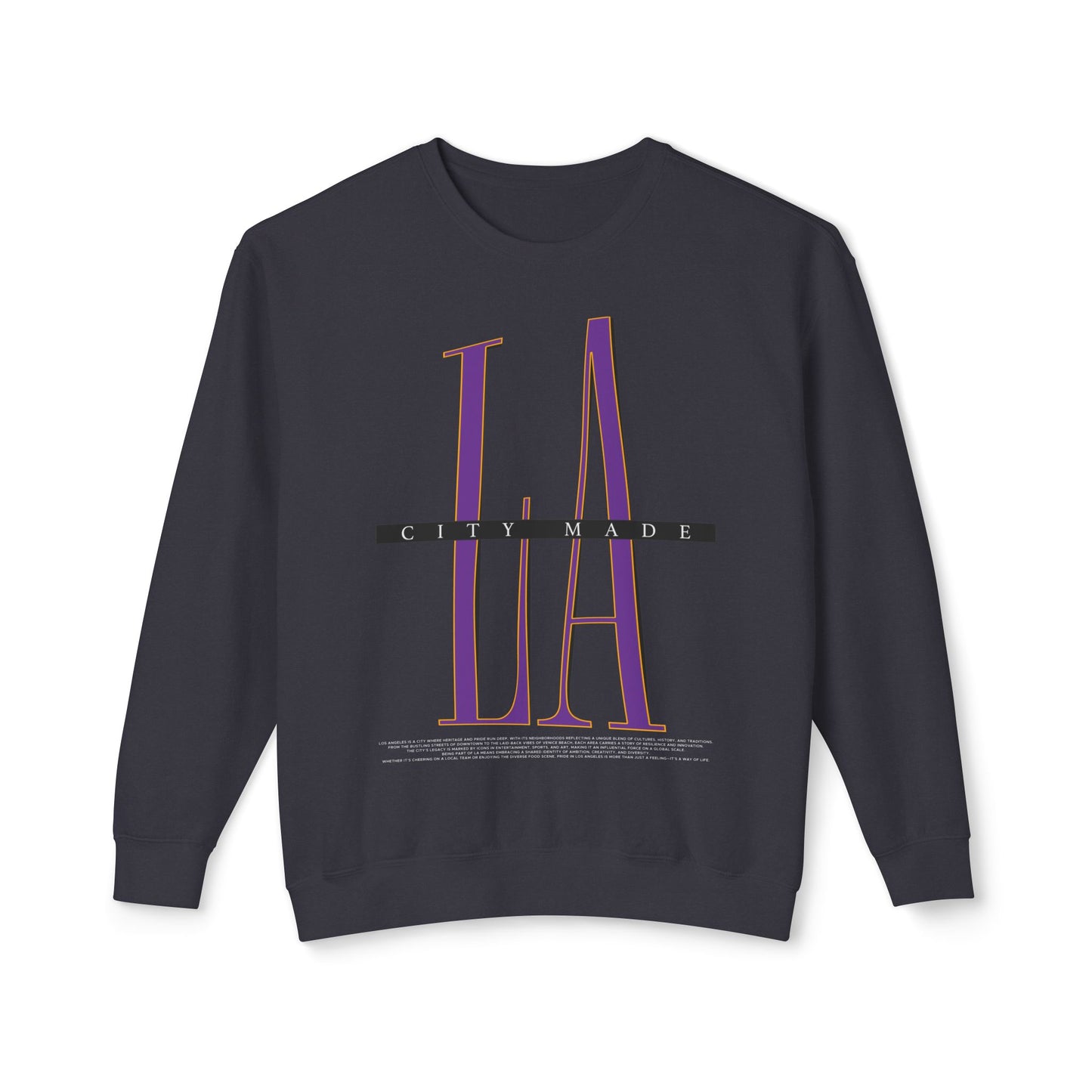 Los Angeles City-Made Crewneck | Purple