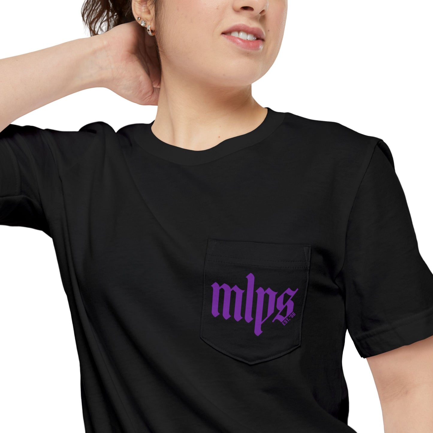 Minneapolis Est. Pocket Tee | Purple