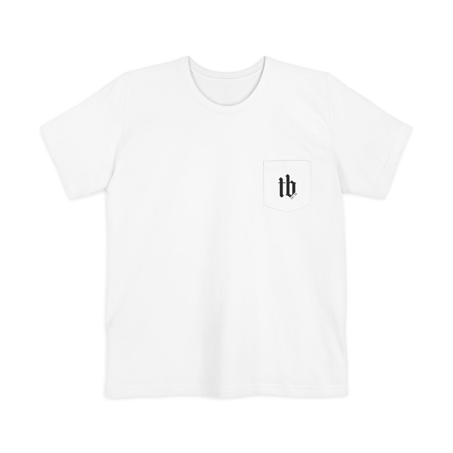 Tampa Est. Pocket Tee | Black & White