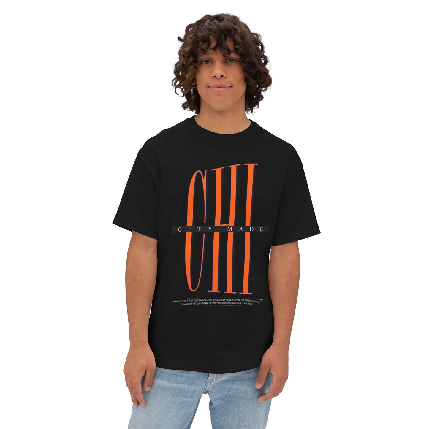 Chicago City-Made Tee | Orange