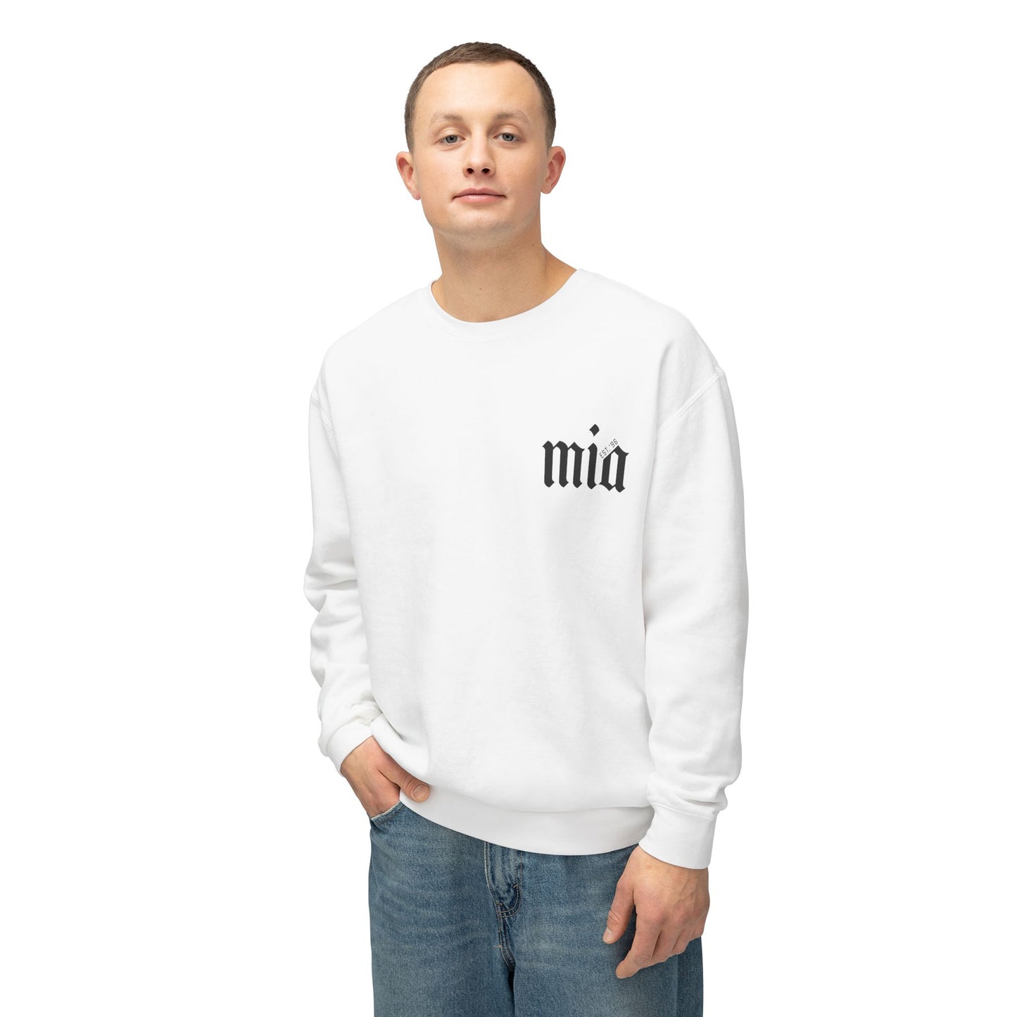 Miami Est. Crewneck | Black & White