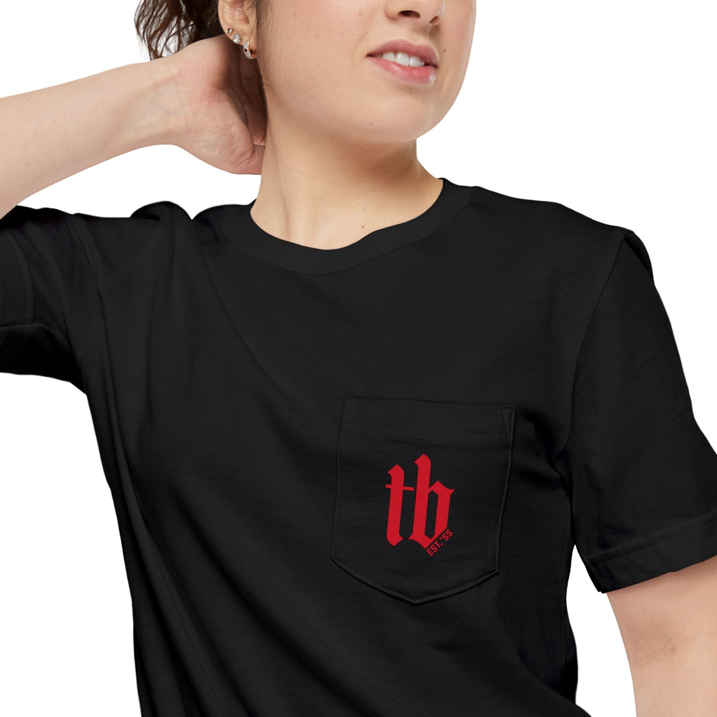 Tampa Est. Pocket Tee | Red