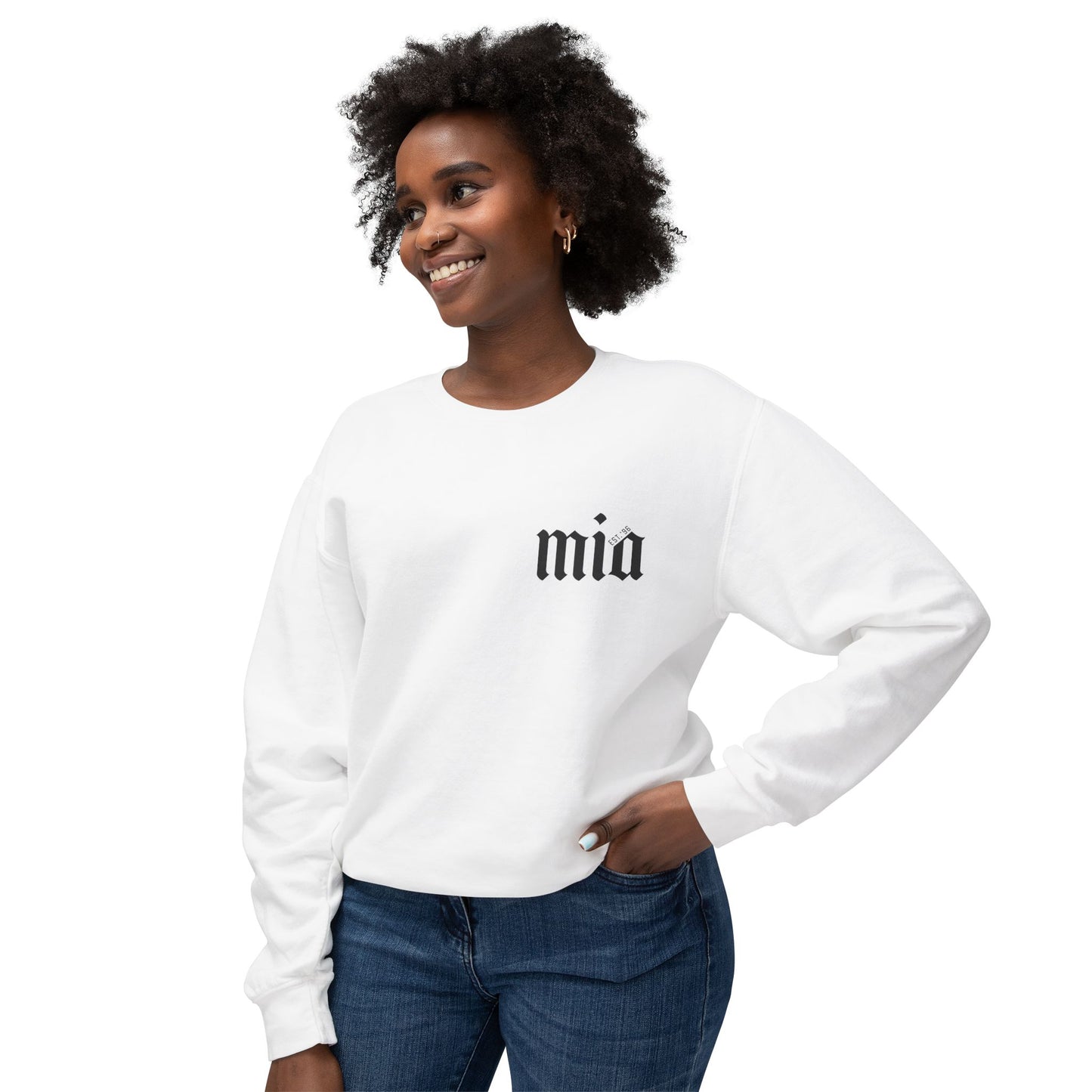 Miami Est. Crewneck | Black & White