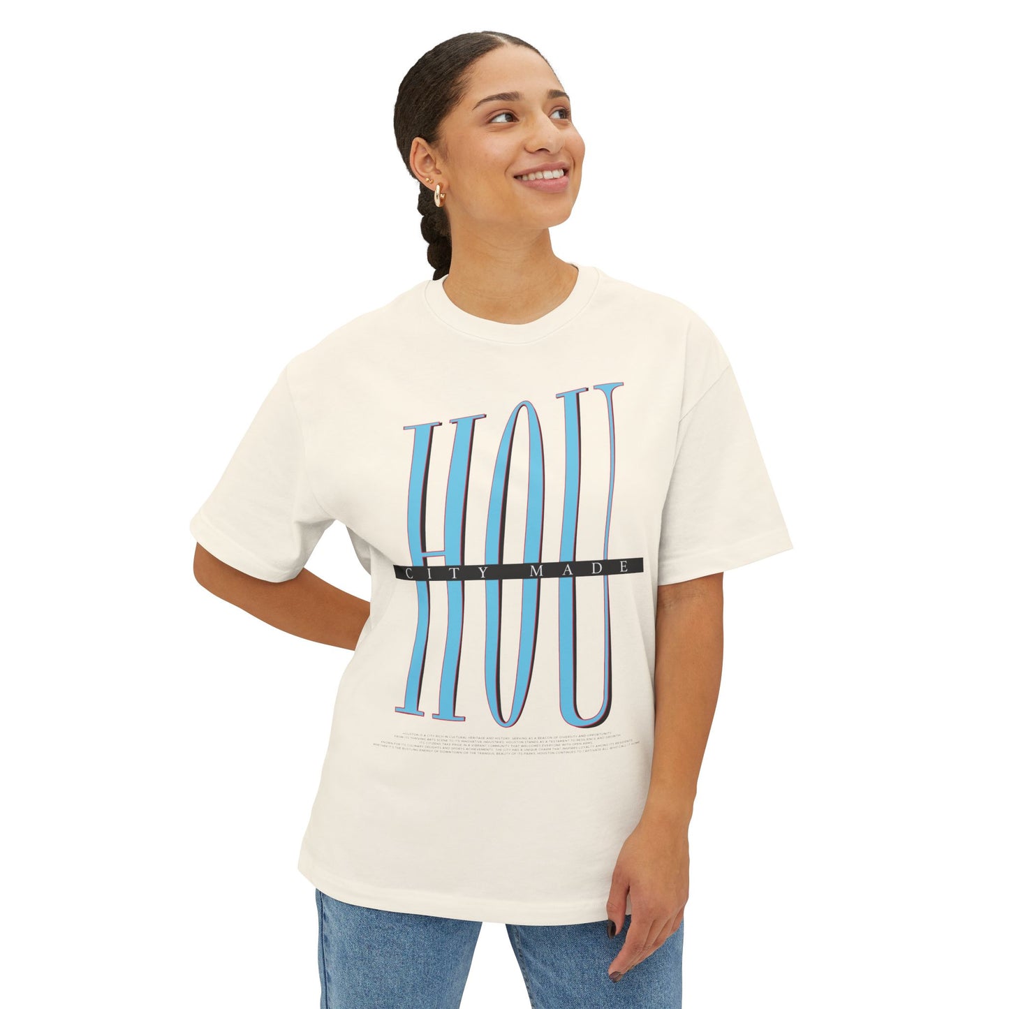 Houston City-Made Tee | Blue