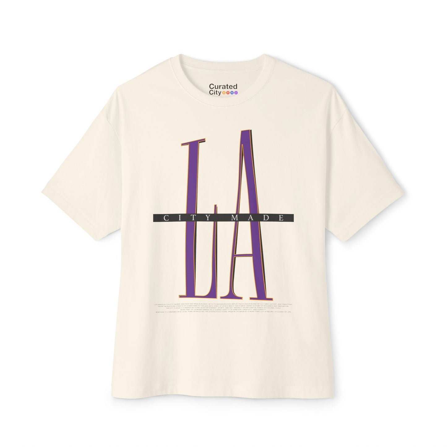 Los Angeles City-Made Tee | Purple