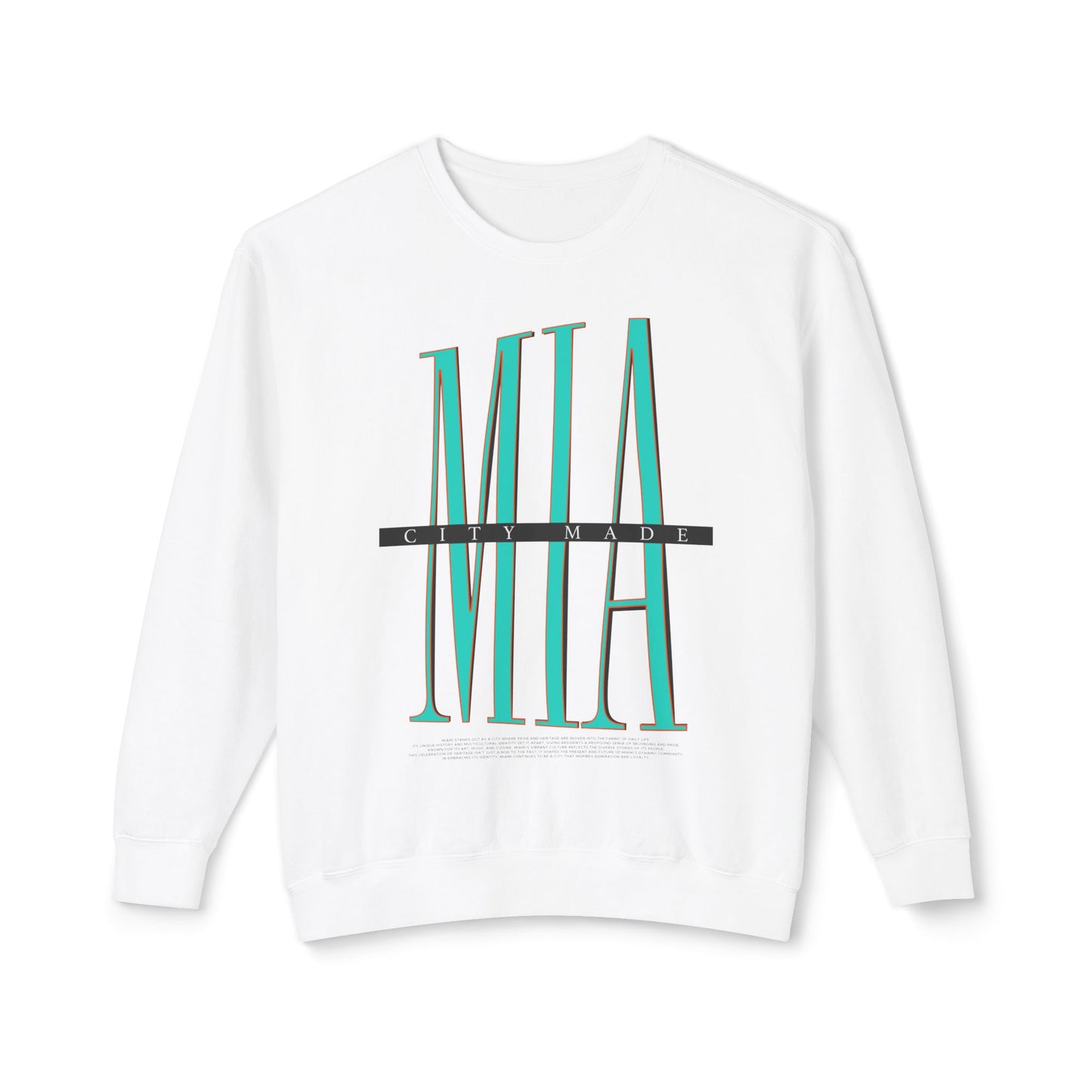Miami City-Made Crewneck | Teal
