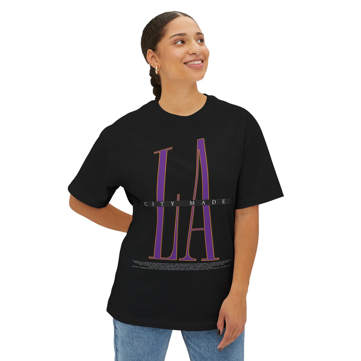 Los Angeles City-Made Tee | Purple