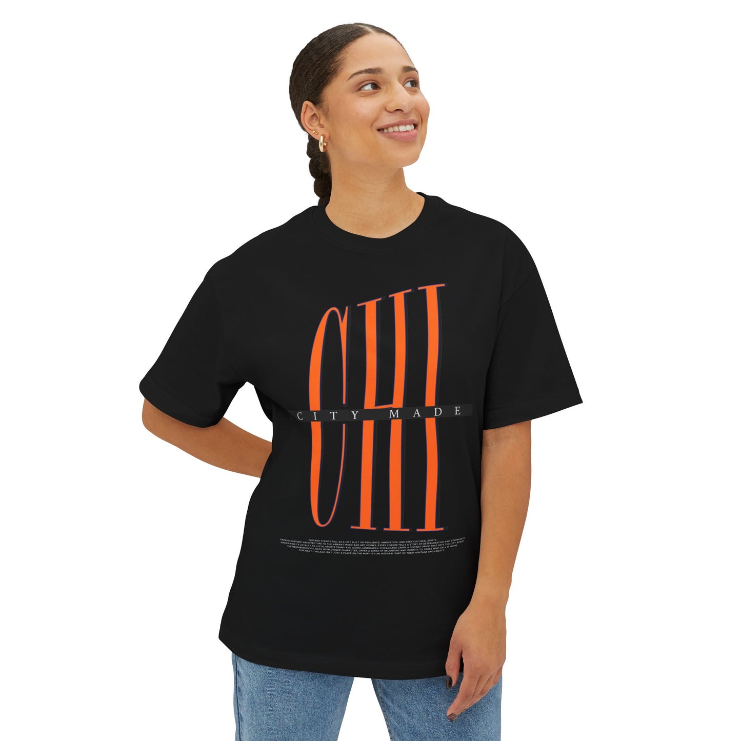 Chicago City-Made Tee | Orange
