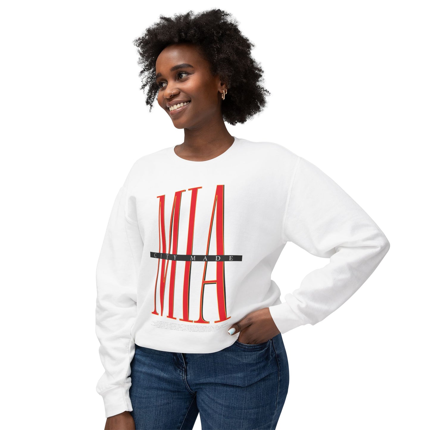 Miami City-Made Crewneck | Red